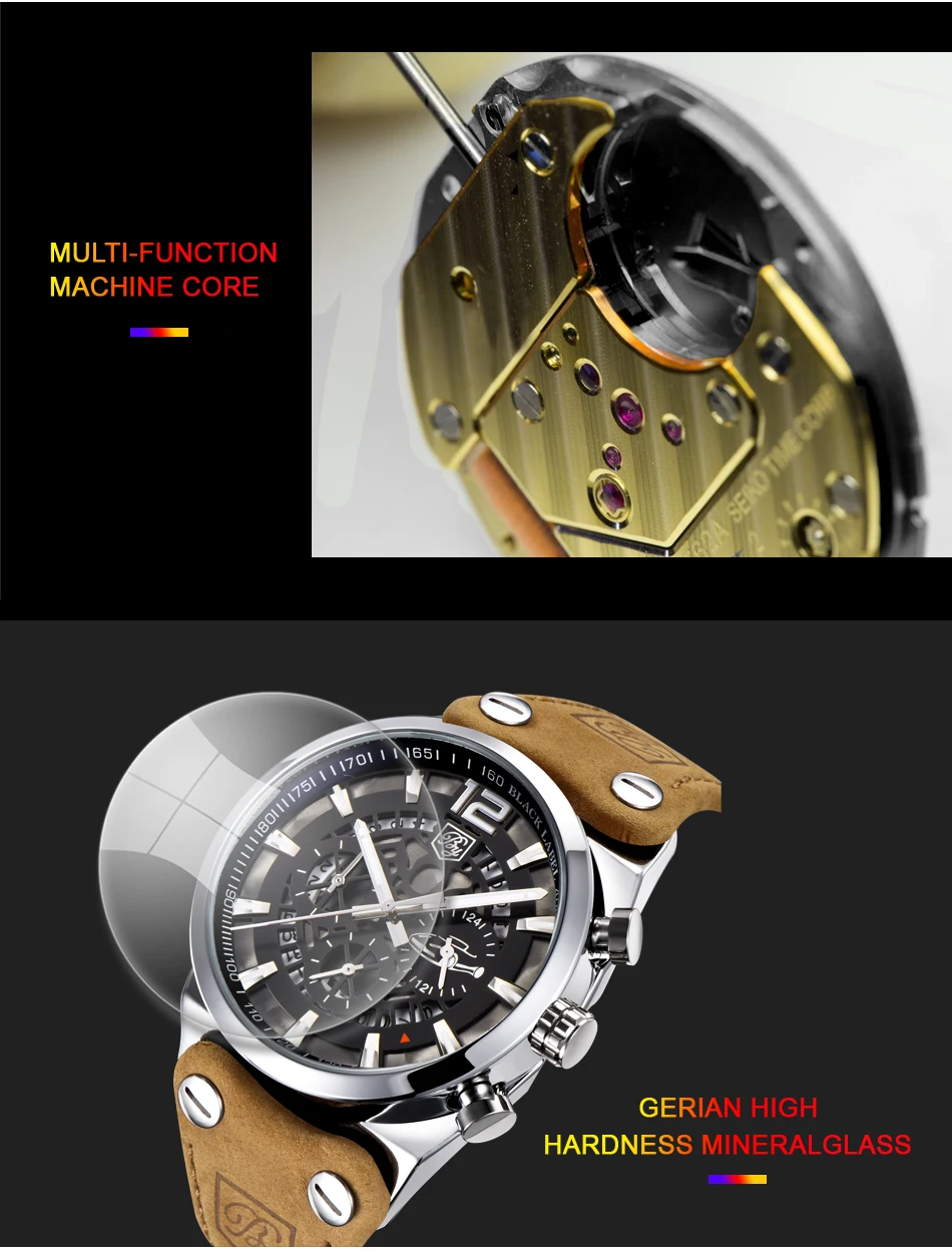 BENYAR Mens Watches Top Luxury Chronograph Sport Mens Watches Fashion Brand Waterproof Military Watch Relogio Masculino BY-5112M