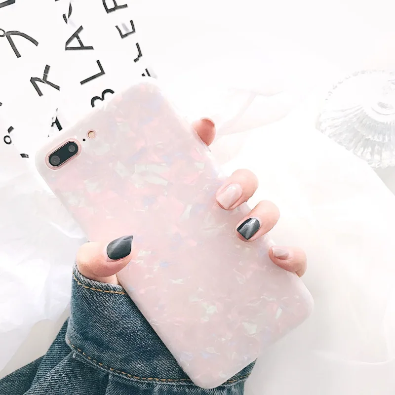 Белый чехол для iphone xr на айфон 7 Розовых Звезд силиконовый мягкий Apple Phone Girl Dream Powder