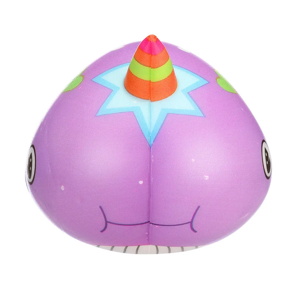 Радуга Нарвал игрушка-давилка Kawaii Нарвал медленно поднимающийся крем ароматизированные игрушки для снятия стресса подарки для детей A517