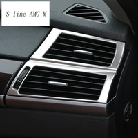 car styling interior dashboard side air vent outlet cover trim stickers for bmw x5 f15 e70 x6 f16 e71 interior auto accessories