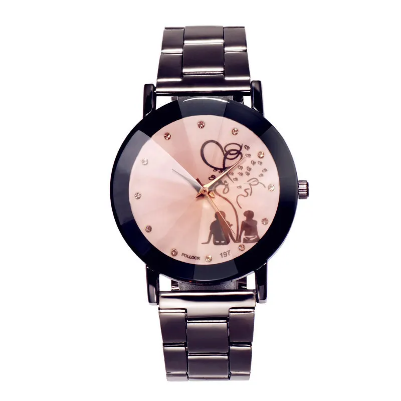 Часы наручные унисекс модные кварцевые для пар с уникальным ромбовидным