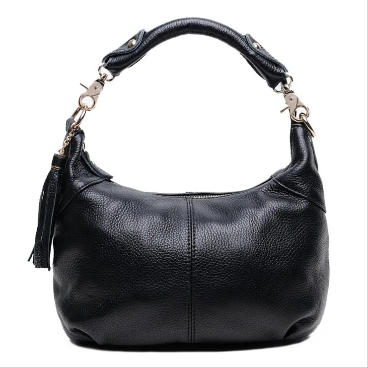 

Flug katze 2018 Fashion women genuine leather handbags cowhide Bucket Bag Drawstring Shoulder Crossbody Bag with Logo