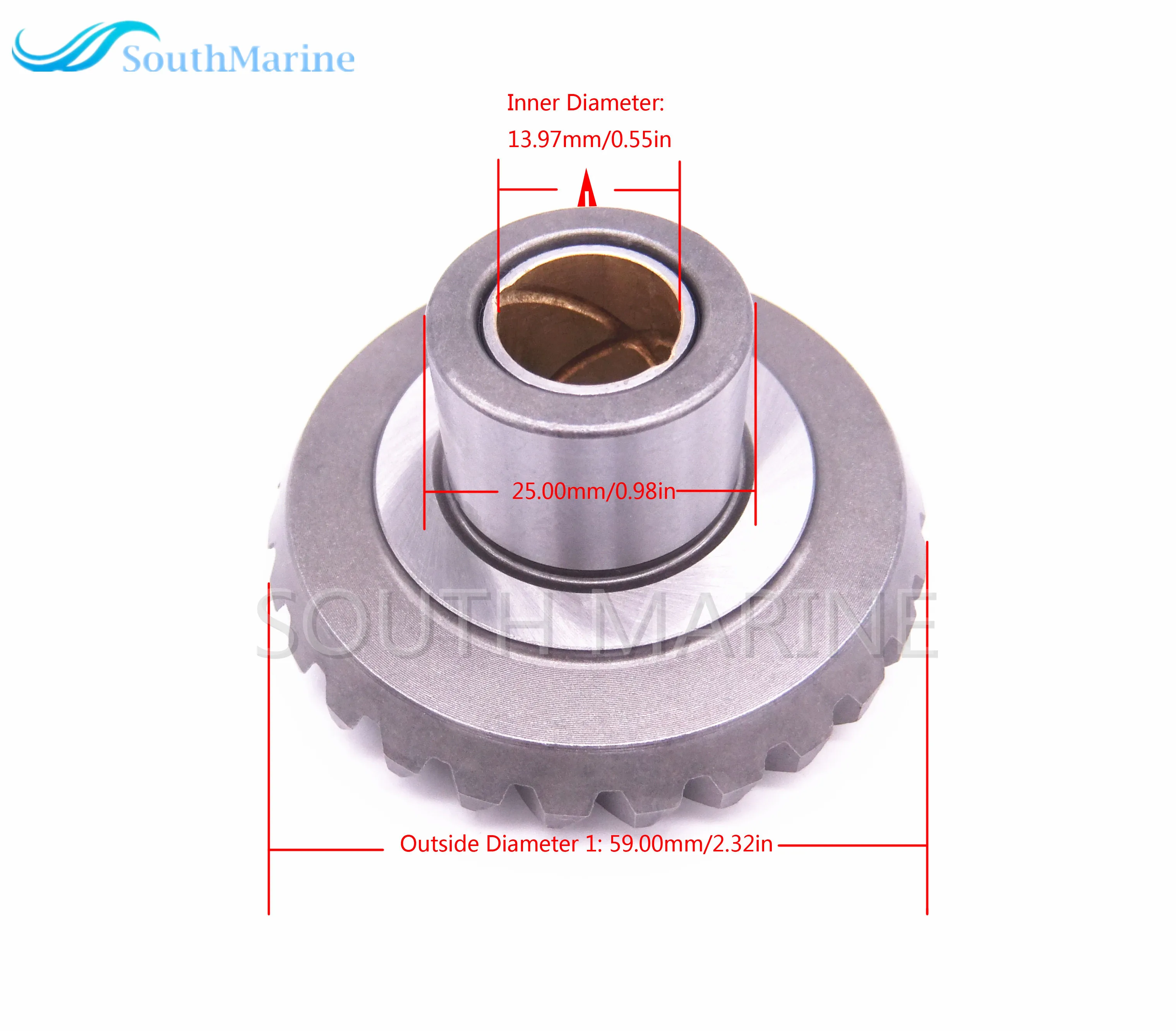 F15-06010000 F20-04000100 Передняя передача для подвесного двигателя Parsun HDX Makara 2-тактный T15BM