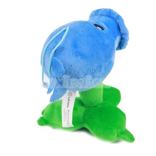 Plants Vs Zombies Plush Toy - Ice Peashooter 17cm/6.7&quot Tall (Small Size) | Игрушки и хобби
