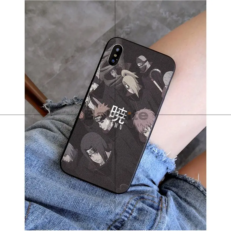A9 Babaite Naruto Akatsuki Uchiha DIY Окрашенные аксессуары для телефонов Чехол для Apple iPhone 8 7 6 6 S Plus X XS MAX 5 5S SE XR чехол - Цвет: A9