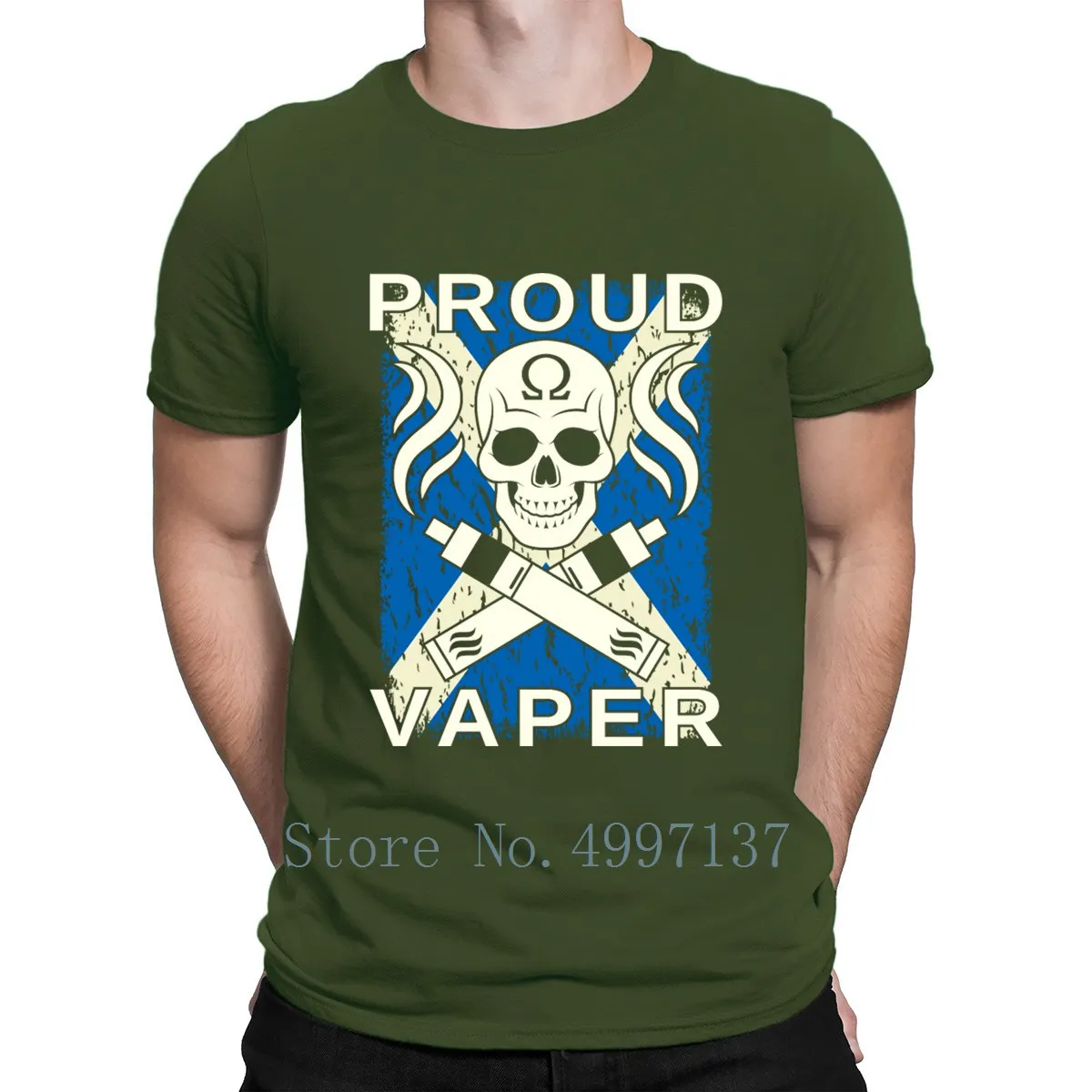 Женская футболка с коротким рукавом Proud Vaper летняя в европейском стиле рисунком |