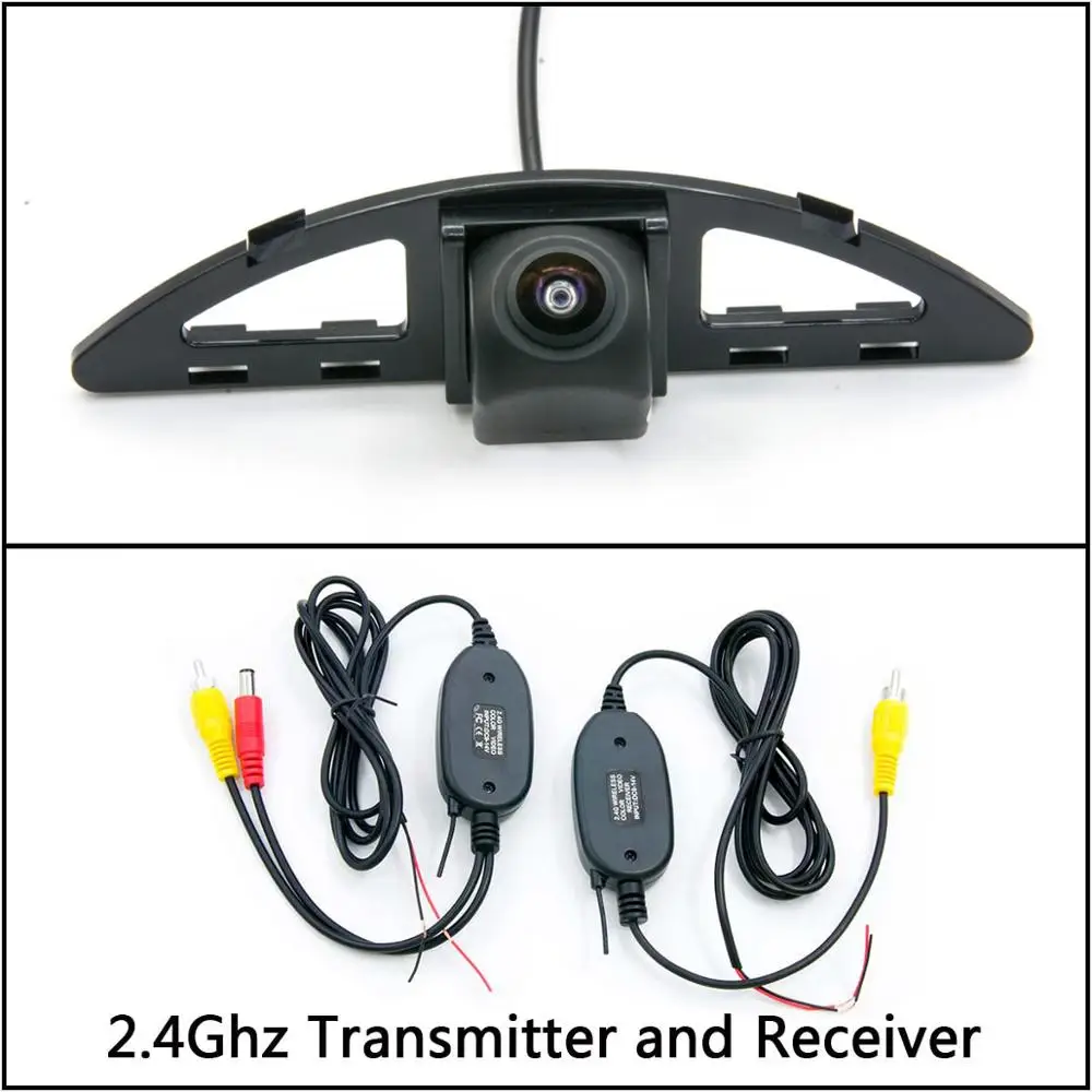 Camera With Wireless 175 градусов HD камера заднего вида для Honda City 5 2008 2009 2010 2011 2012 2013 автомобильный монитор парковки водонепроницаемый - Название цвета: Camera With Wireless