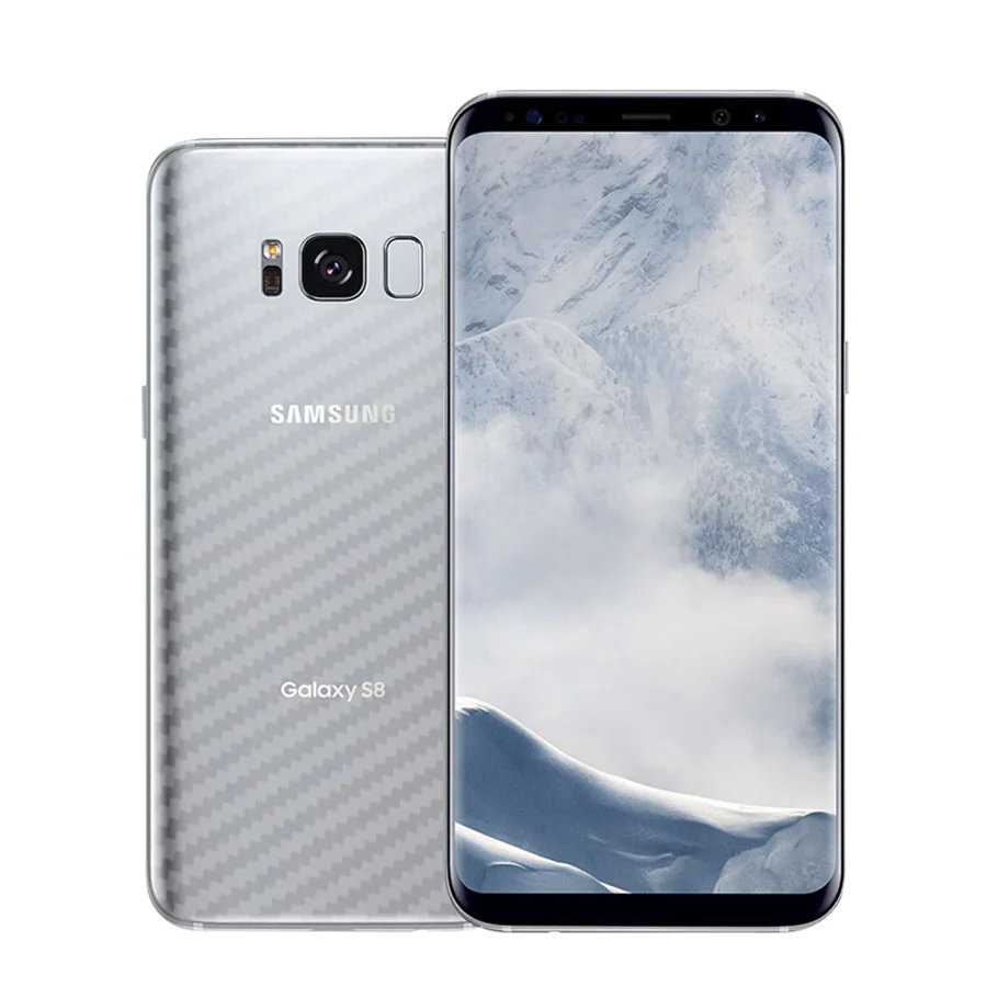 10 шт./Лот 3D углеродное волокно задняя крышка Защита экрана для Samsung Galaxy S6 S7 Edge S8 S9 S10