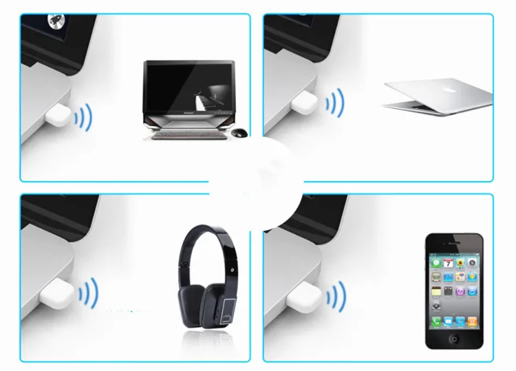 1 шт. беспроводной usb-адаптер Bluetooth 4,0 Bluetooth ключ Музыкальный звуковой приемник Bluetooth передатчик для компьютера ПК ноутбука