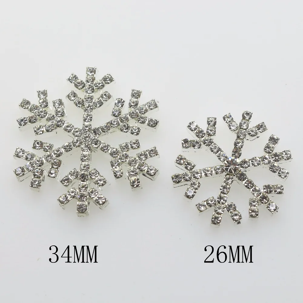 10 шт. серебряные металлические пуговицы в форме снежинки|rhinestone buttons|metal rhinestone