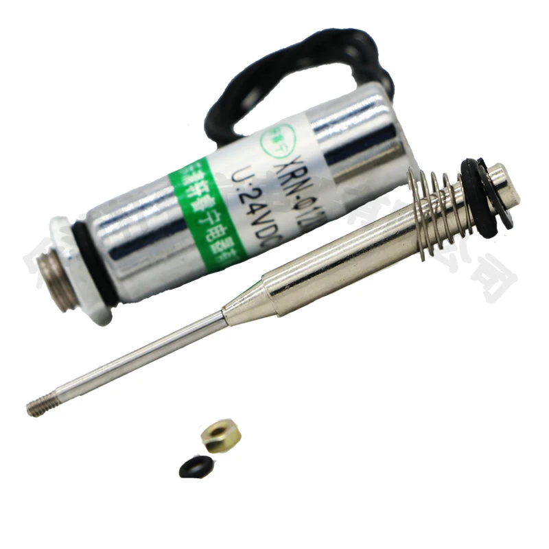cylindrical small electromagnet solenoid push-pull type XRN-12X36TL 20W Stroke 6mm suction 50g holding force 120g DC 12V 24V LF1 |