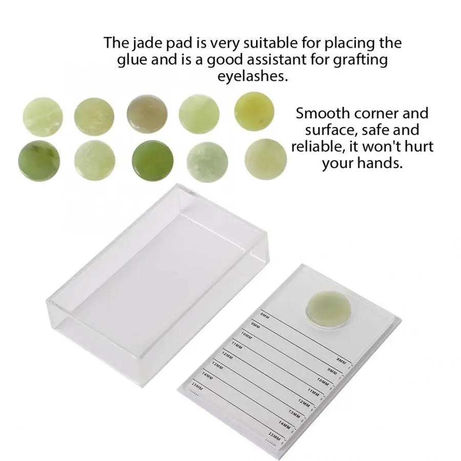 Профессиональное Наращивание ресниц Клей нефритовый держатель накладные