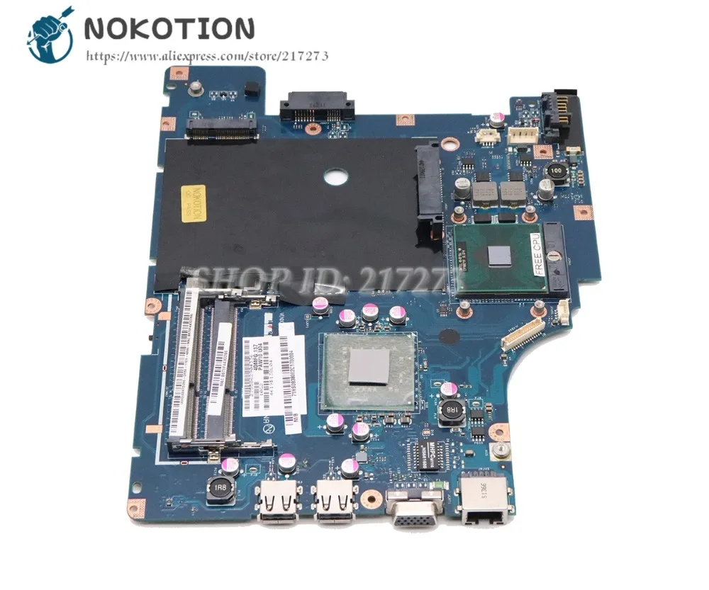 NOKOTION For Lenovo G460 G460E Laptop Motherboard GM45 DDR3 Free CPU 14 inch PAW10 LA-7011P MAIN BOARD | Компьютеры и офис