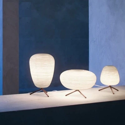 Стиль Пост Модерн Foscarini ритуалов белый Стекло Led E27 Настольный светильник для