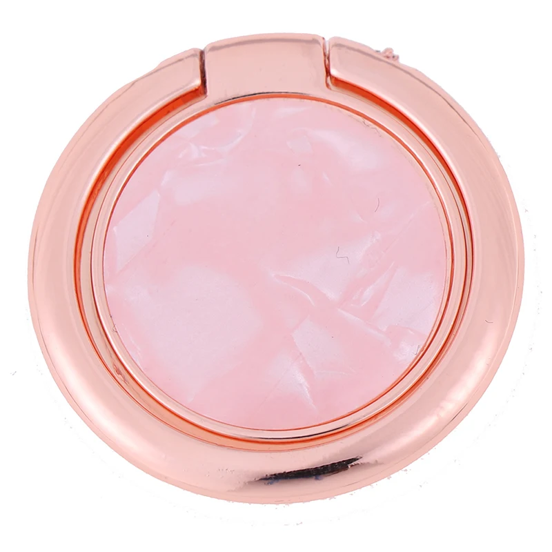 rose gold Круглый металлический перстень, подставка для смартфона, держатель для мобильного телефона, подставка для iPhone, huawei, все наклейки для смартфона - Цвет: rose gold