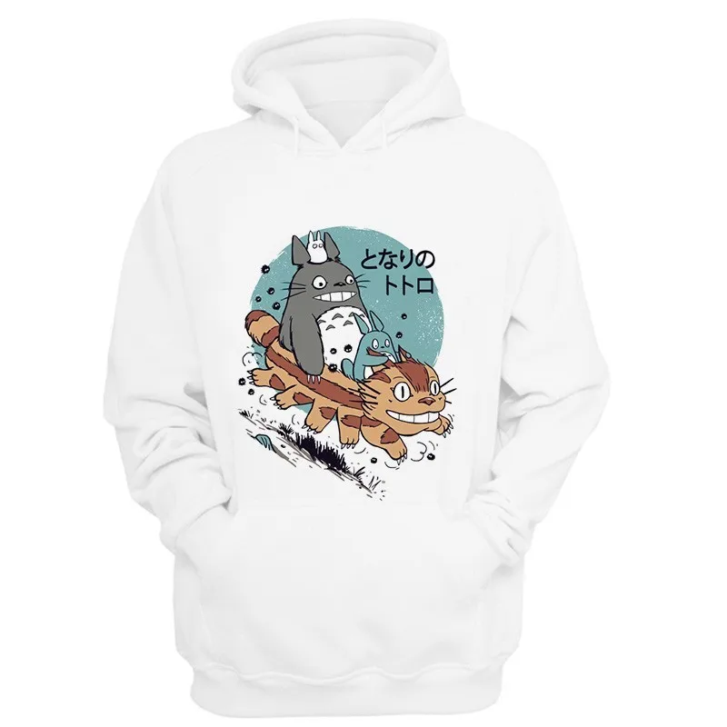 Studio Ghibli, худи, Тоторо, толстовки, свитшоты для женщин и мужчин, для детей, Harajuku, худи Studio Ghibli, толстовка, мужская, в винтажном стиле, с капюшоном - Цвет: 1560