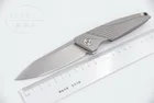 Складной титановый плавник JUFULE SilverFox M390, карманный инструмент для ежедневного использования, обеденный кухонный нож