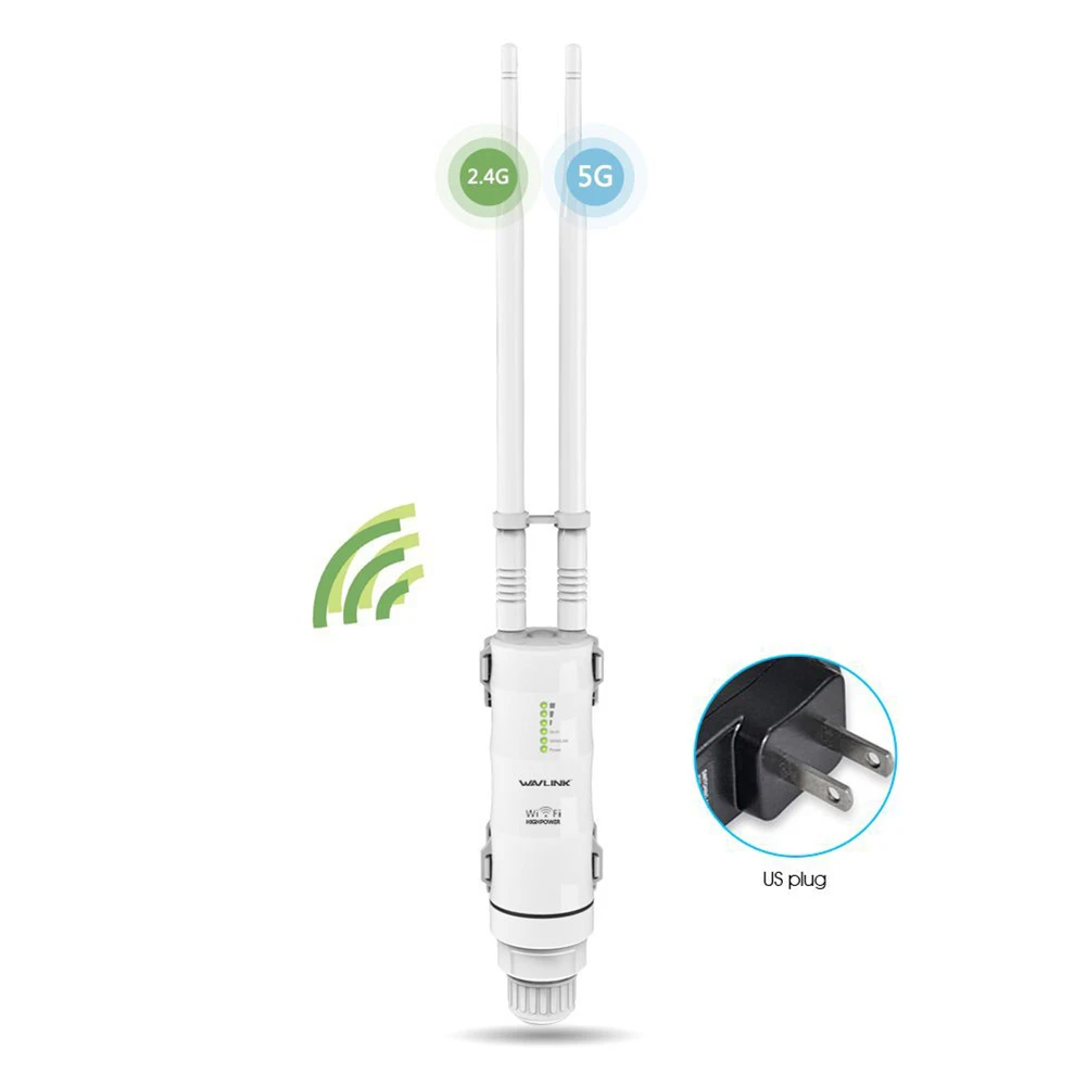 Высокая мощность открытый Всепогодный CPE/wifi удлинитель/точка доступа/маршрутизатор/WISP 2,4 ГГц 150 Мбит/с 5 ГГц 433 Мбит/с двойная антенна wifi маршрутизатор