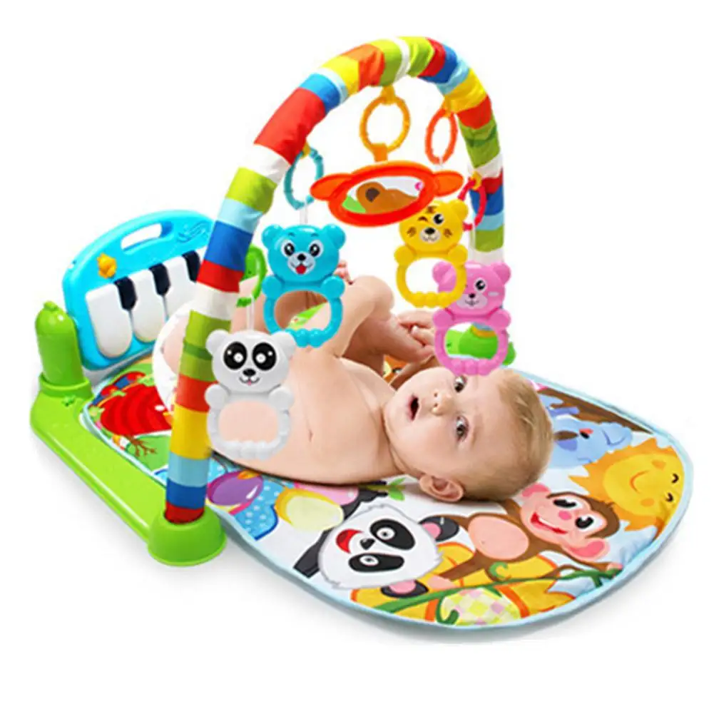 Kidlove детская активная деятельность многофункциональное пианино стойка для фитнеса с музыкой трещотки Infant развивающий коврик для детей, для новорожденных