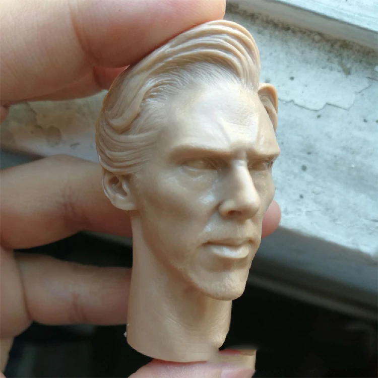 1/6 Doctor Strange 2 0 Неокрашенная головка с горлышком для 12 ''мужчин экшн фигурки