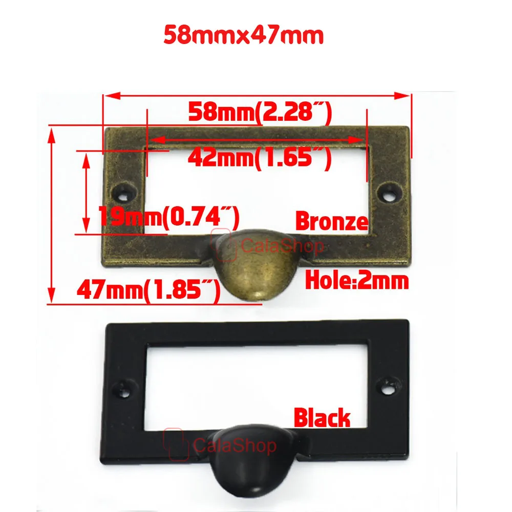 5 шт./лот бирка для ящика Офисная папка ручка домашнего шкафа держатель карт с