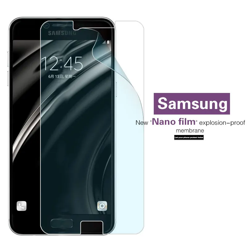 Водонепроницаемый пластиковый протектор экрана для Samsung Galaxy C5 C5000 C7 C7000 C9 C9100