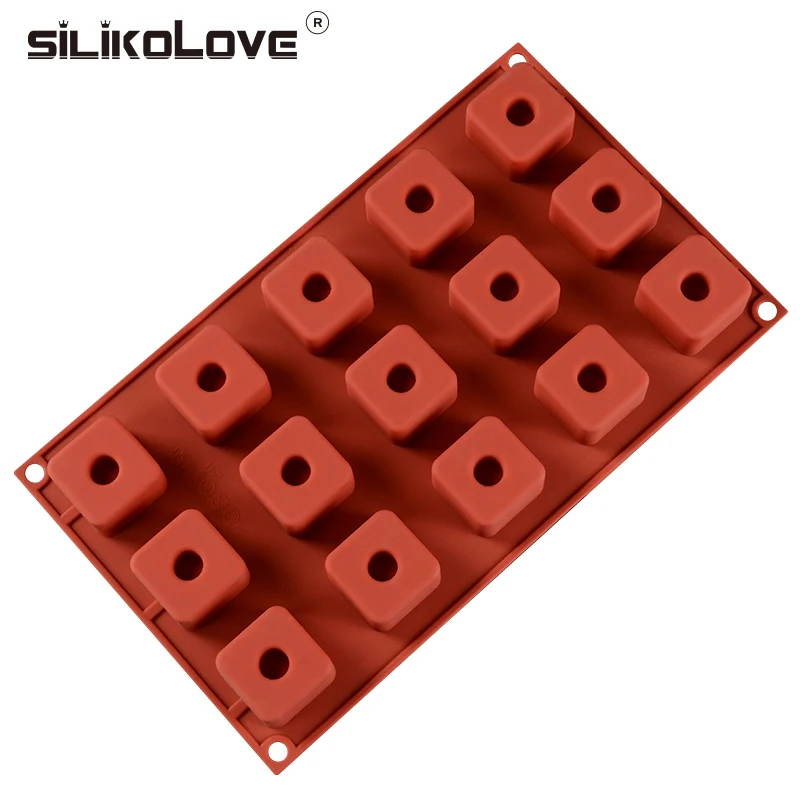SILIKOLOVE силиконовые формы для тортов, муссов, десертных тортов, декоративные формы для тортов, 15 полости, форма для выпечки, шоколадное желе, Новинка