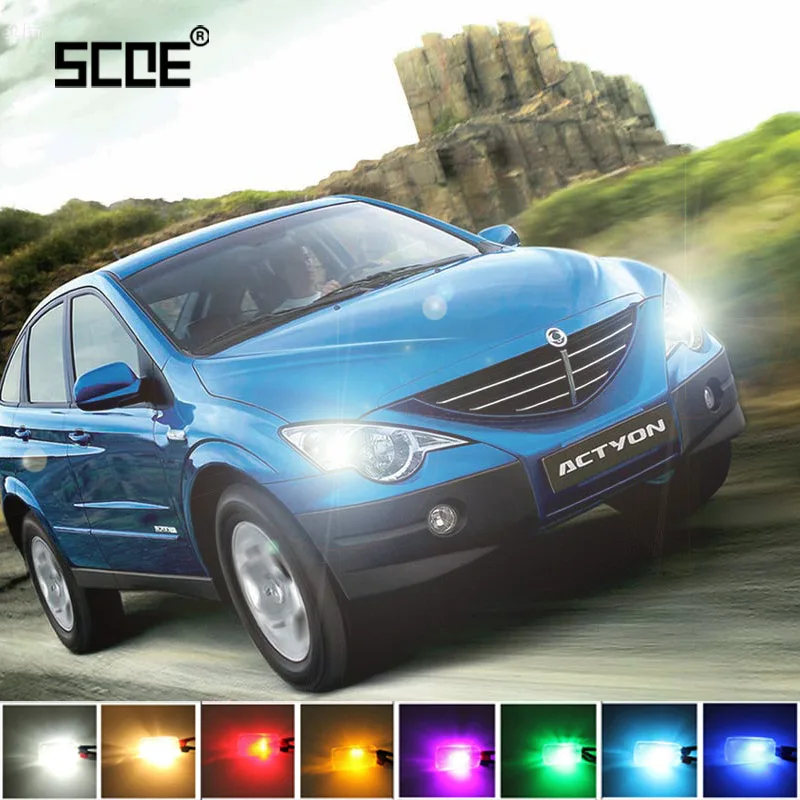 Для Ssangyong Actyon Korando Musso Rexton SCOE 2 x супер яркий передний стояночный боковой габаритный