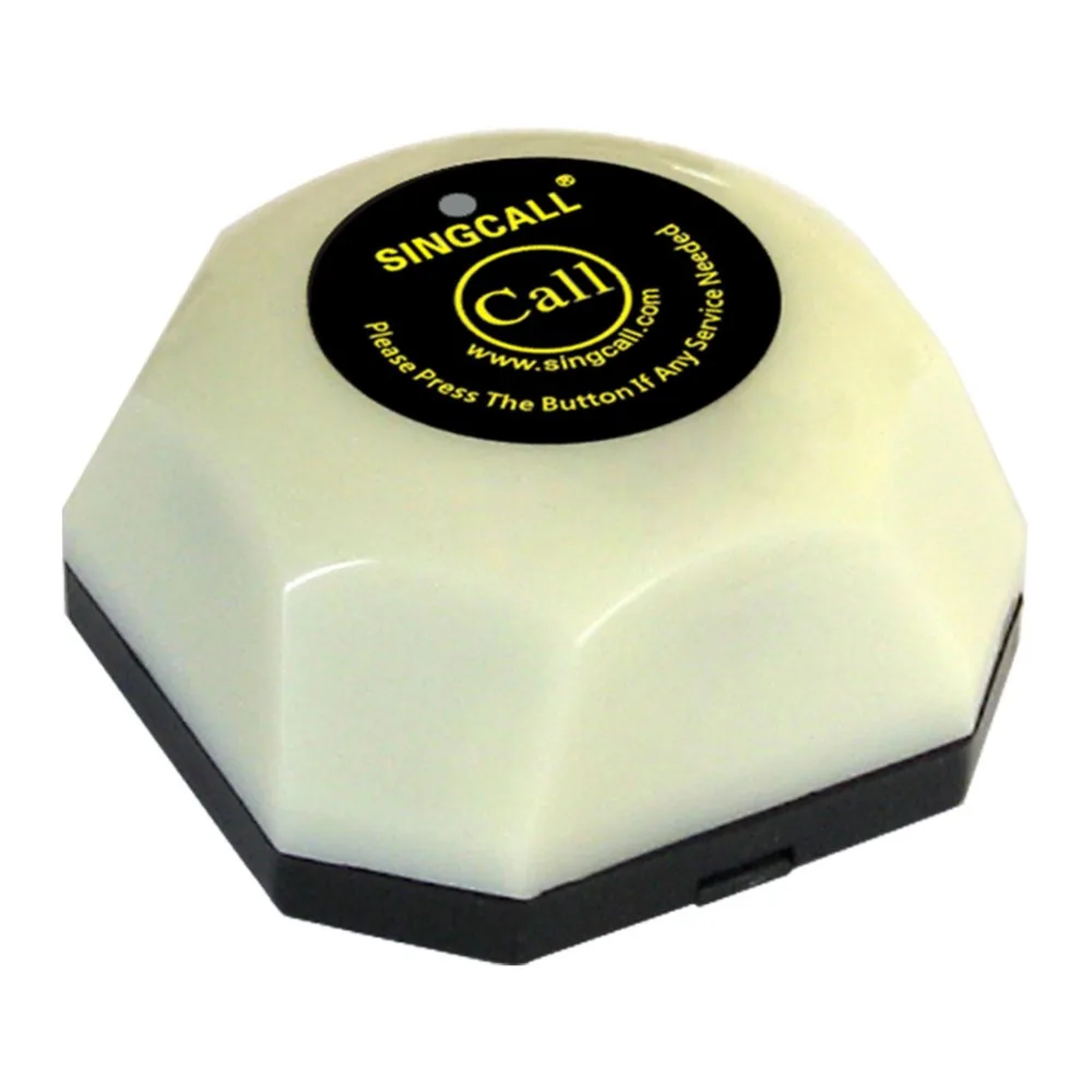 SINGCALL Беспроводная система связи для официанта обслуживание клиентов 10 белых