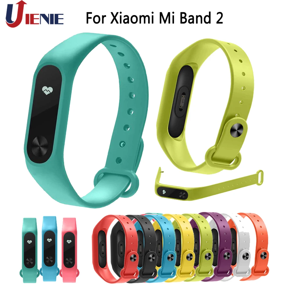 Ремешок для смарт часов Xiaomi Mi Band 2 силиконовый спортивный сменный Браслет