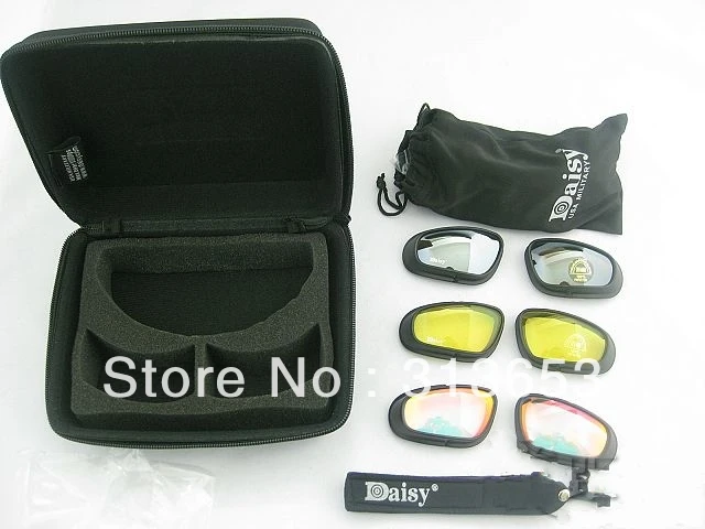 Оптовая продажа горячая Распродажа Daisy C5 Desert Storm очки с защитой UV400 для верховой
