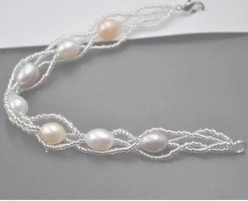 Naturel мульти цвет Perle D'eau Douce браслет|bracelet multi|bracelet nd bracelet |