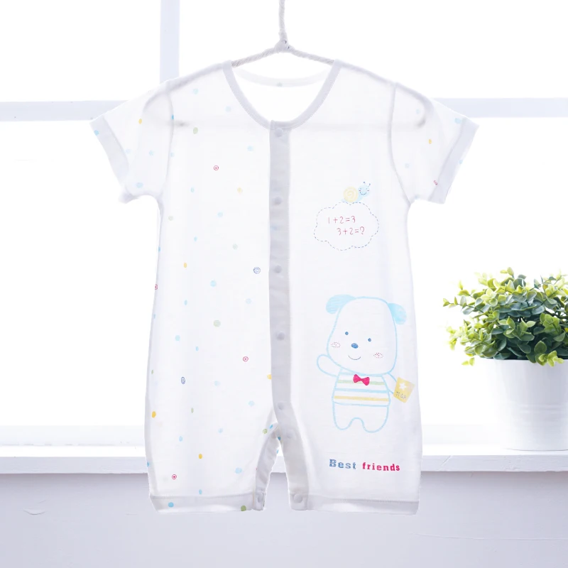 

2022 Summer Baby Rompers Bamboo Fiber Baby Boys & Girl Overall Baby Jumpsuits 3M- 24M Babies Clothing Vestido Infantil Romper