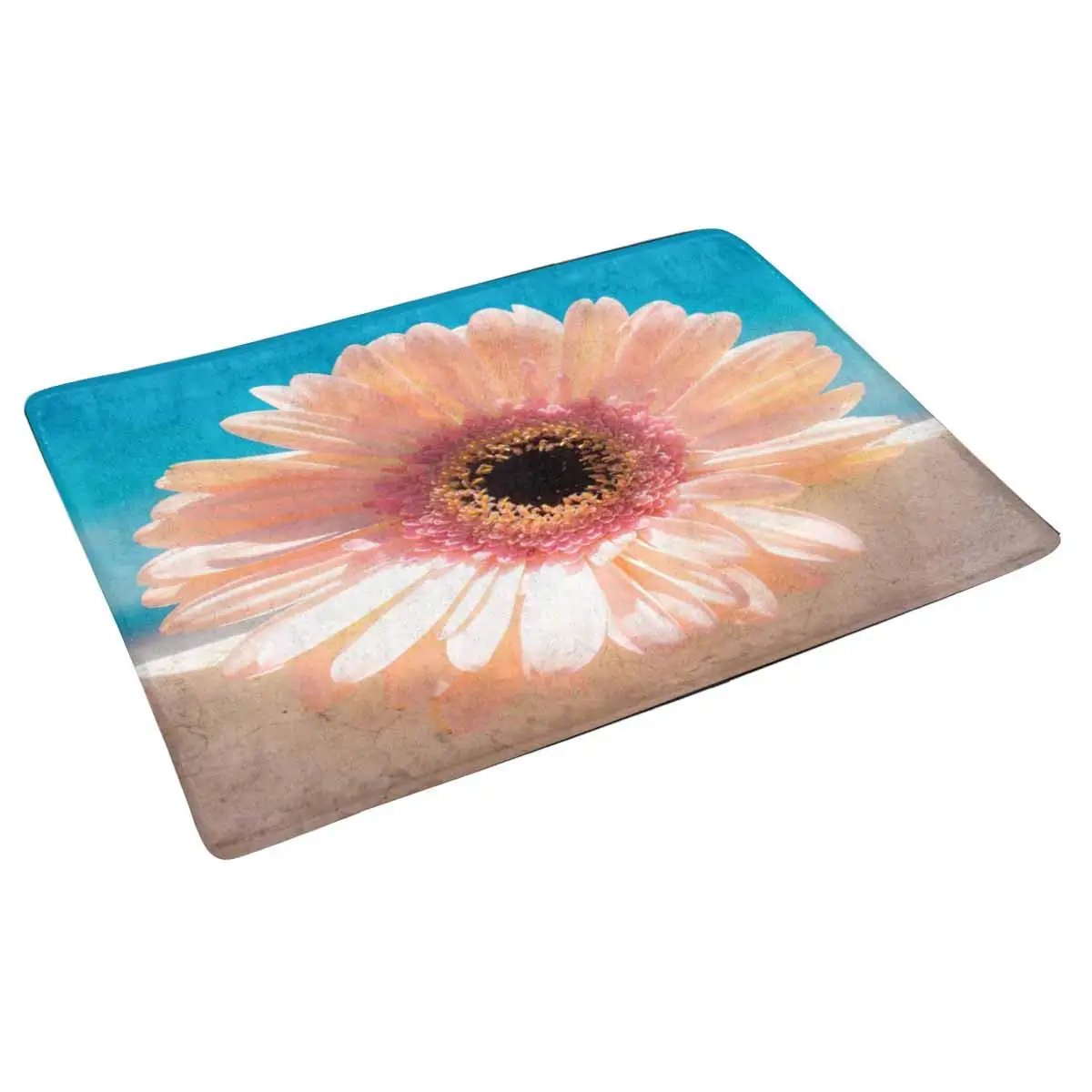 Beautiful Pink Daisy Flower Summer Plant Anti-Slip Door Mat Home Decor Personalized Indoor Entrance Doormat | Дом и сад