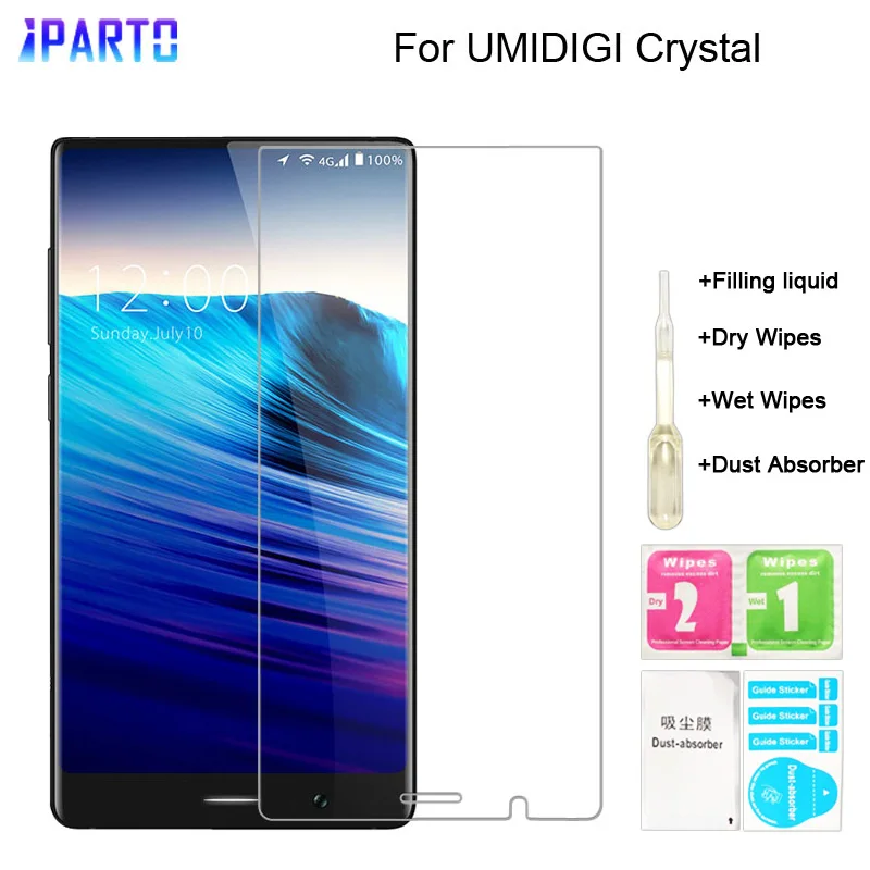 Umidigi Хрустальное закаленное стекло 100% хорошее качество премиум 9H Защитная пленка