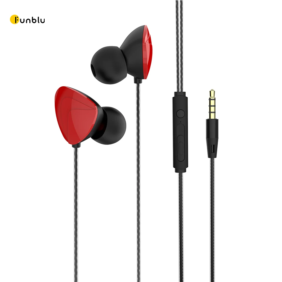 Funblu наушники-вкладыши стерео наушники 3 5 мм разъем проводной контроль HiFi