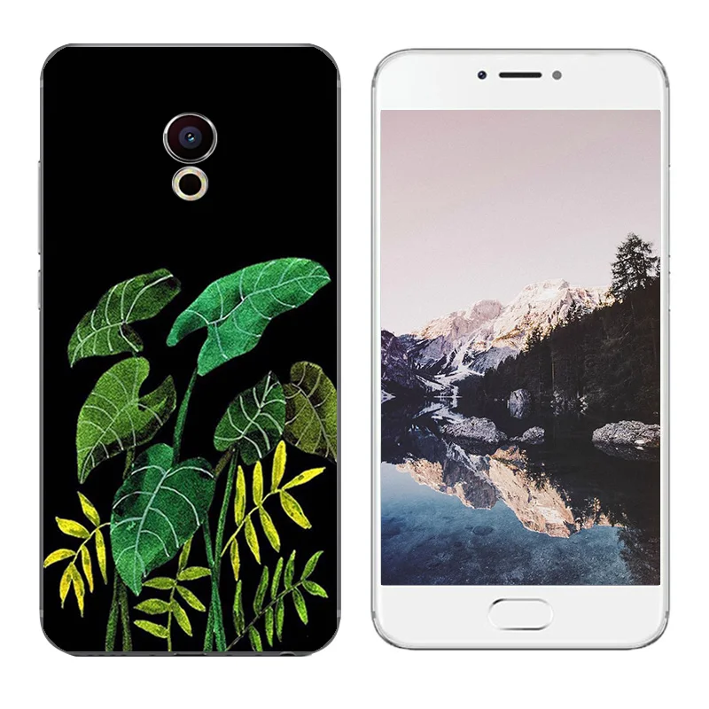 Чехол для Meizu Pro 6 с ботаническим принтом чехол Mx6 мягкий силиконовый из ТПУ Pro6 s