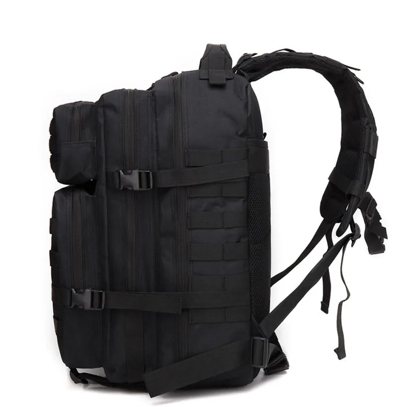 45L Outdoor Backpack Military Tactical Assault Pack Army Molle Waterproof Bug Out Bag Small Rucksack for Hiking Camping Hunting | Спорт и