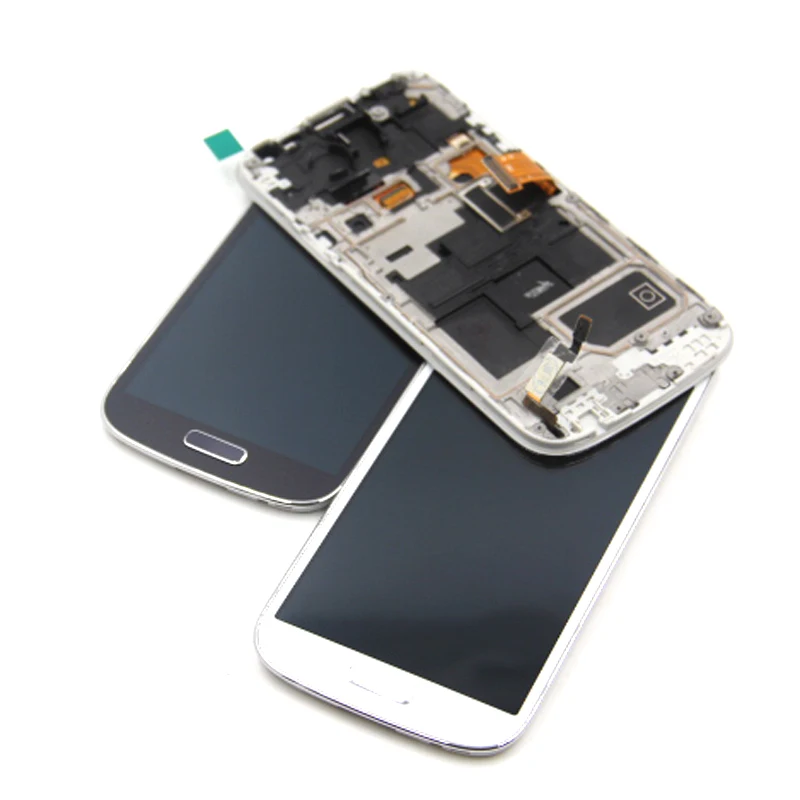 S4 Mini i9190 LCD совместимый для Samsung Galaxy GT-i9195 i9192 ЖК-дисплей дигитайзер + рамка |