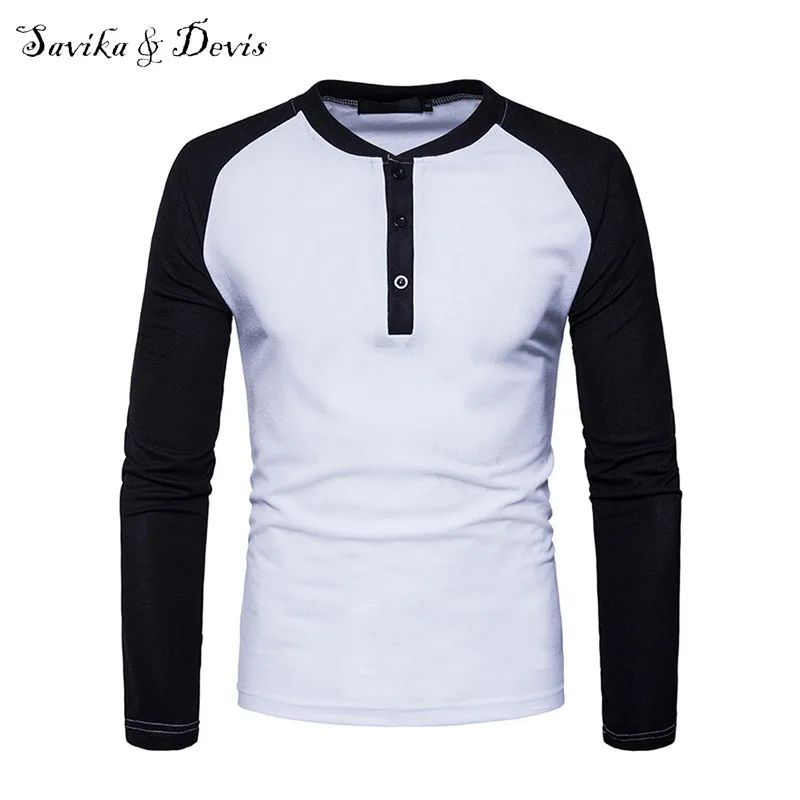 Размеры S M L XL XXL Для мужчин 2018 Новинка модный стиль длинный рукав Футболки для