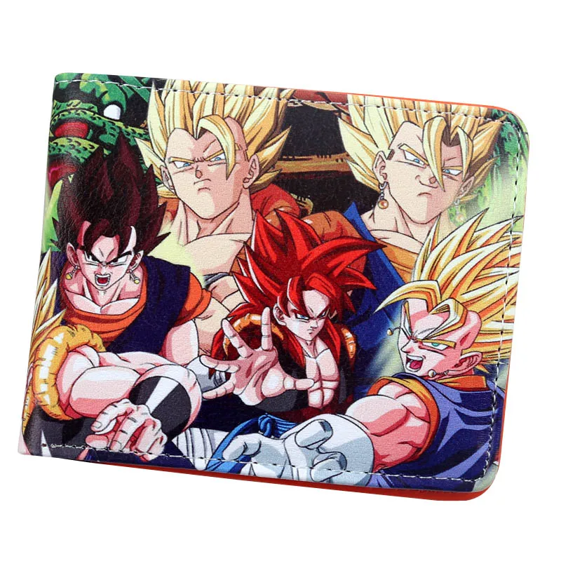 Dragon Ball z кошелек Goku короткий кошелек молодые мужчины, Женщины студентов Аниме Мода короткий кошелек - Цвет: DRAGON BALL-14