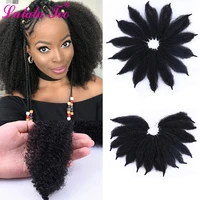 8 afro marley braid hair soft kinky twist hair crochet synthetic braiding hair extensions high temperature fiber for woman