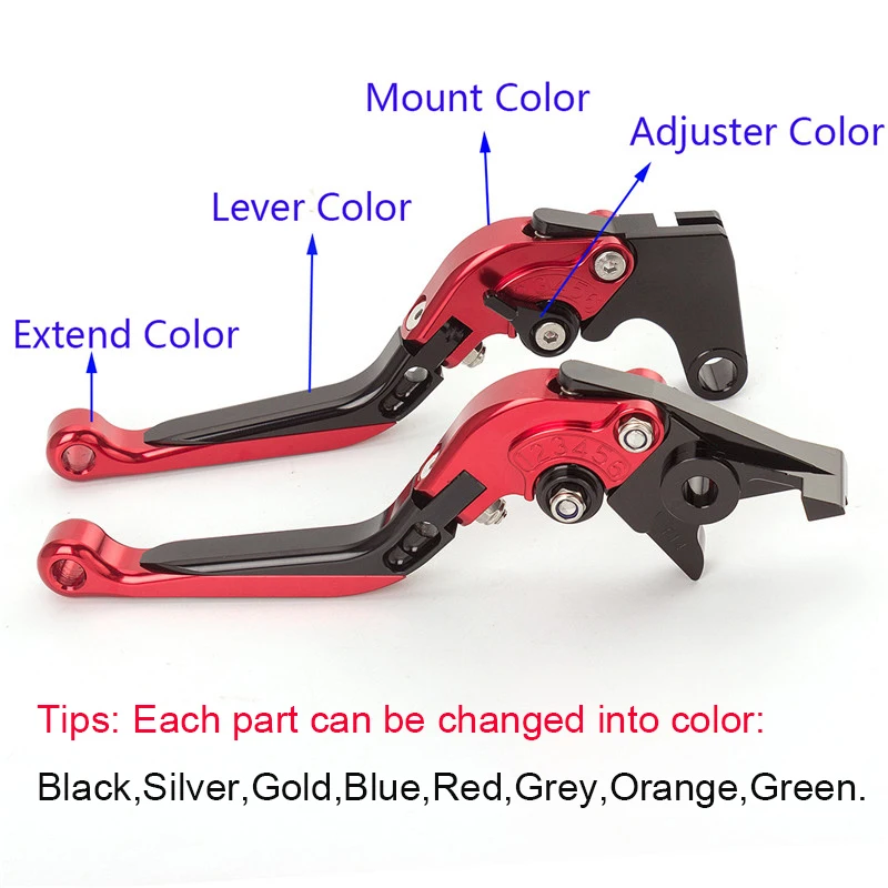 Fxcnc Регулируемый мотоцикл Откидное Выдвижная сцепные рычаги для Yamaha XJR 1200 1996