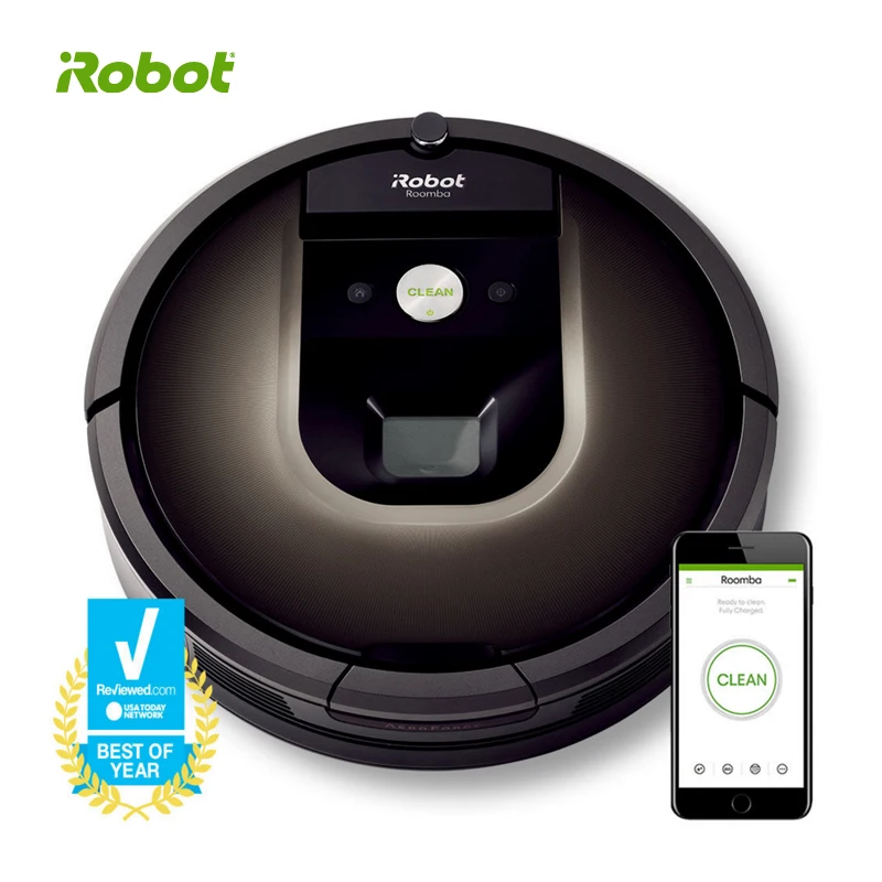 Оригинальный Новый iRobot Roomba 980 робот пылесос Wi-Fi подключенный умный и лучшая