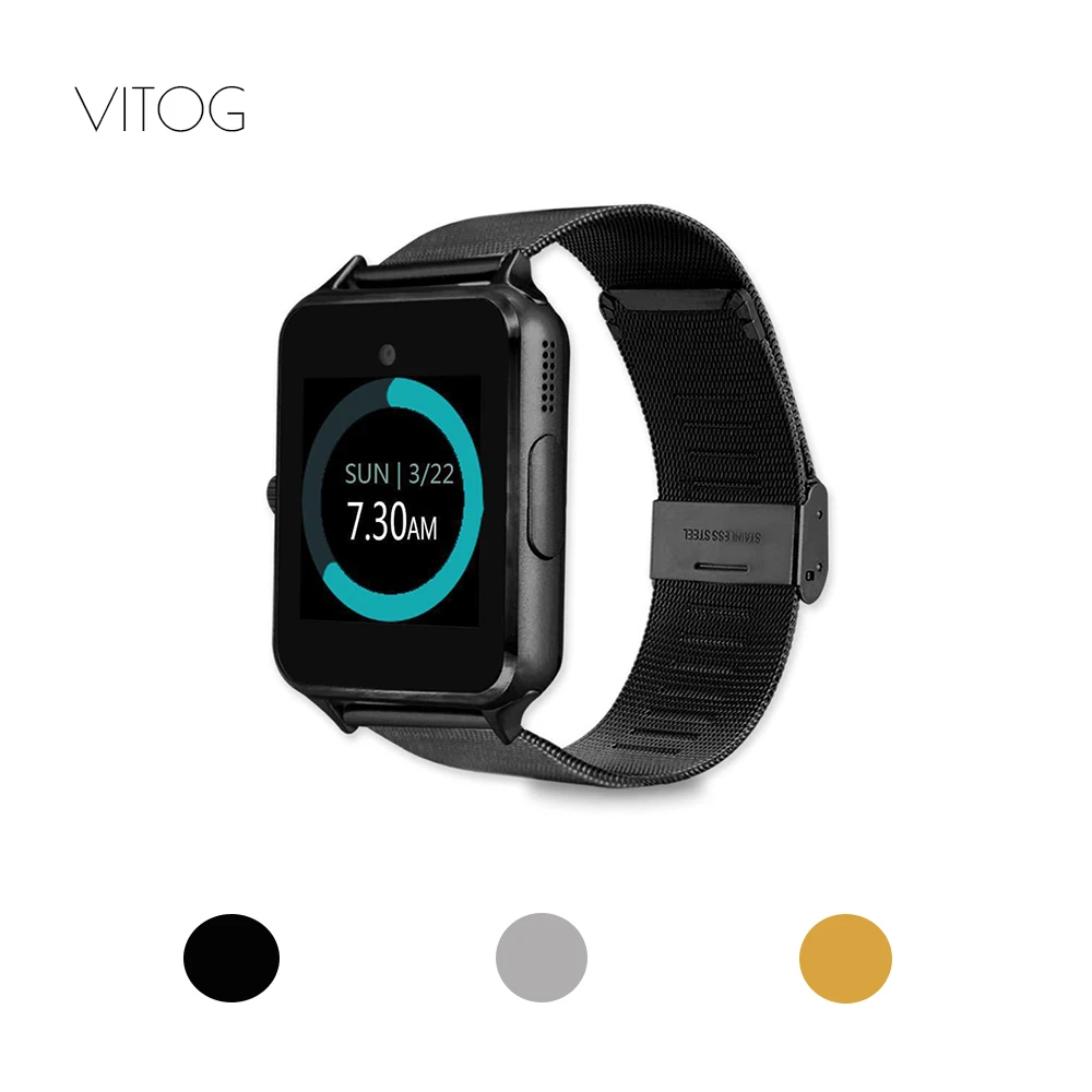 Умные часы телефон VITOG Z60 с Bluetooth для мужчин и женщин высококачественный браслет