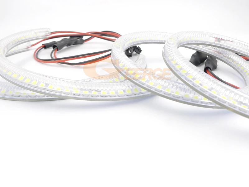 Для Mitsubishi Outlander 2007 2008 2009 галогенные фары отличное Ультра яркое освещение smd комплект светодиодов «глаза ангела» DRL