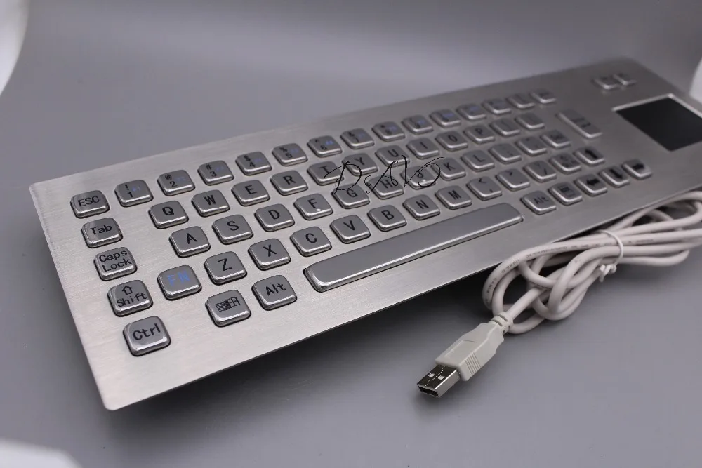 Metal touchpad Keypad Touch the keyboard Kiosk Metal Keypad terminal keyboard Conductive Rubber Keypad Spanish Keyboard