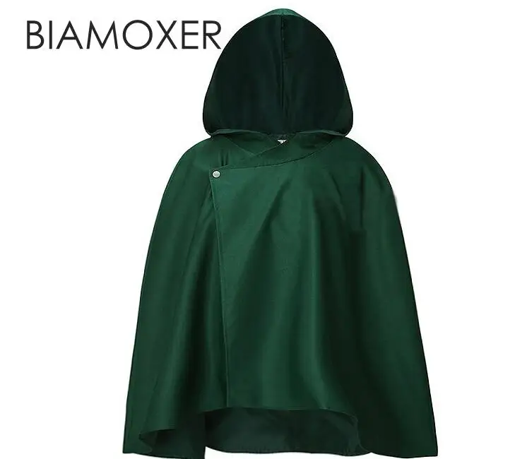 Biamoxer Аниме обувь для косплея по аниме атака на Титанов Косплэй накидка Shingeki no Kyojin
