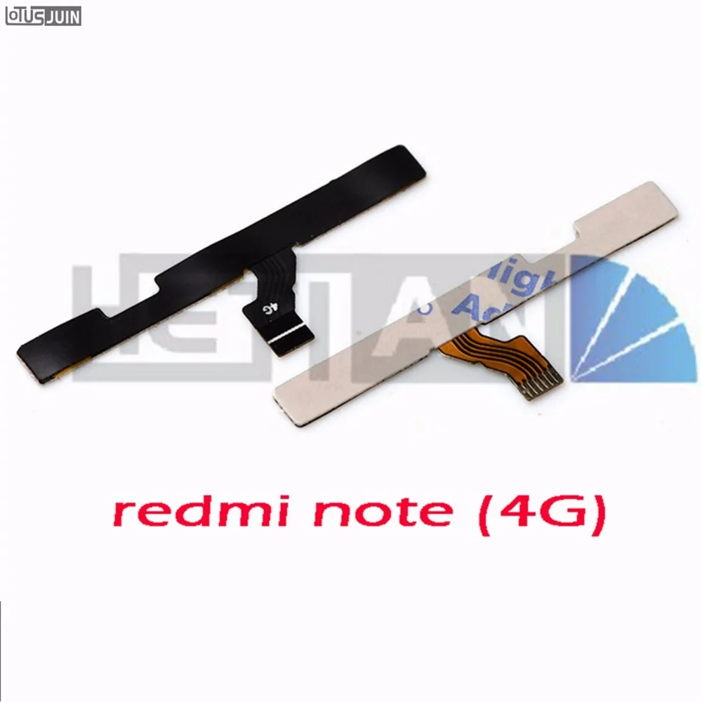 

1PCS for Xiaomi Redmi Note 4G Side Power Volume Key ON/OFF Button Switch Flex Cable Ribbon Replacement Repair Spare Parts