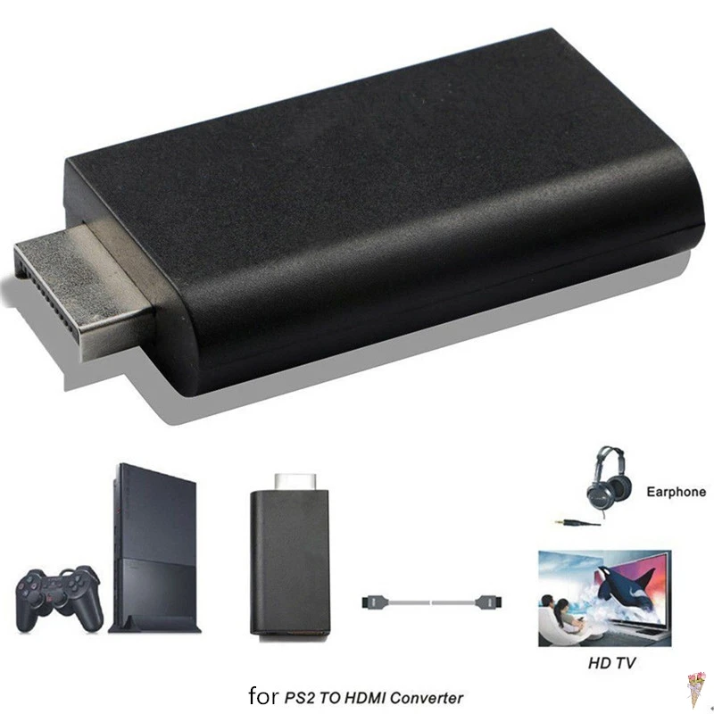 for PS2 To -compatible Cable Converter Adapter Audio Output For 1080P HDTV Monitor | Компьютеры и офис